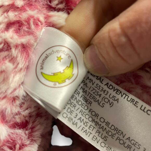 Animal Adventure Teddy Bear Plush Stuffed Animal 12" Ribbons Nursery Twins Lot 2 - Picture 13 of 14